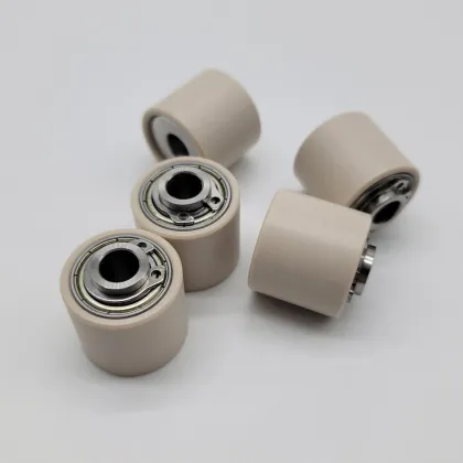 High Efficiency Polyurethane Roller in Machinery Traceless Roller Small Rubber Coated Roller