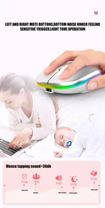 2.4GHz Wireless Optical Mouse for Apple - Plug and Play
