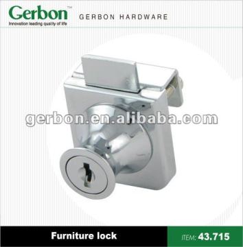 high quality zinc alloy locks for glass door use