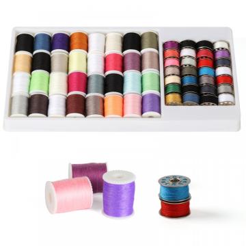Jahit Thread Spools Kit dengan jarum kerajinan tangan