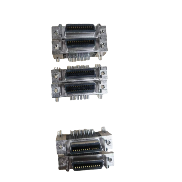 1,27 mm SCSI Connector 20p Cabeçalhos de receptáculo Montagem de ângulo direito Ribbon