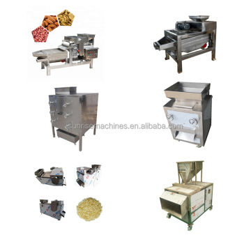 Mesin pengiris dan mengupas almond