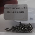 ISO14579 M2.5*6SUS 304 Белая прамытая цыліндрычная шасцігранная ручка шруба для разеткі для разеткі