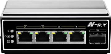 5 ports industrial full gigabit POE switch