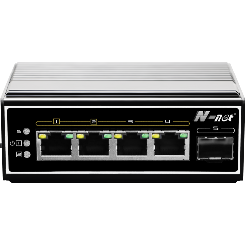 5 ports industrial full gigabit POE switch