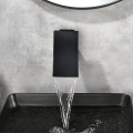 Matte Black Wall Faucet Spout with Beautiful Waterfall