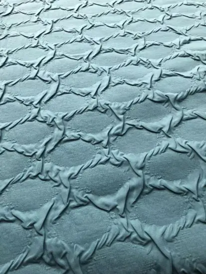 polyester microfiber combination bubble fabric