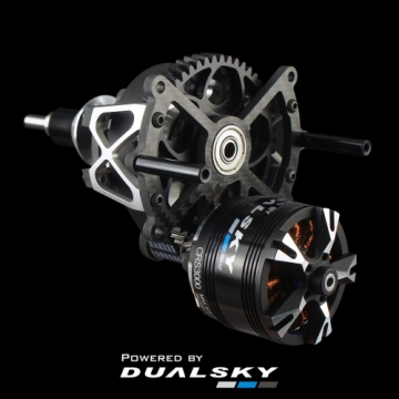 High-Power Dualsky CRS3000 Max 3000W@37V Motor: Ideal Choice for FAI F3A Competition DIY RC UAV and VTOL Drone Applications