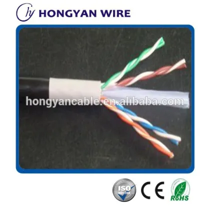 23awg CU/CCA Cat 6 outdoor lan cable