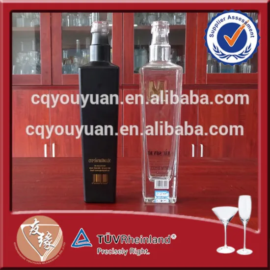 Glass Material Screw Cap Spirit Bottle Hot Sell 500ML Custom Spray Bottles