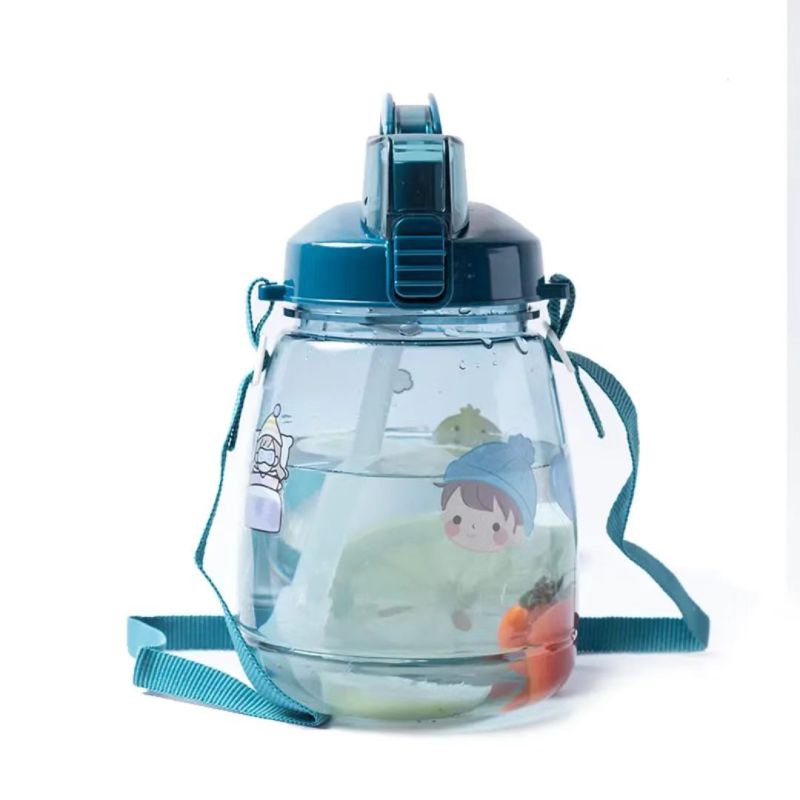 Cute Flip - top Big - belly Straw Cup