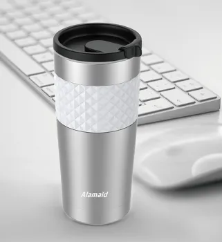 DOUBLE WALL STAINLESS STEEL COFFEE MUG