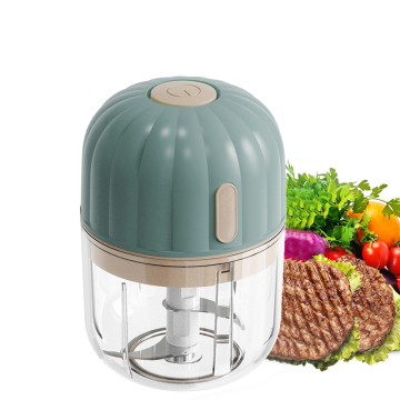 45W mini-hacheur de nourriture rechargeable: charge USB, lame en acier inoxydable, tasse en plastique de 100 ml, batterie au lithium DC