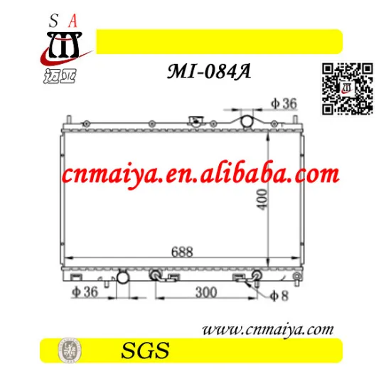 Special price radiator for Mitsubishi