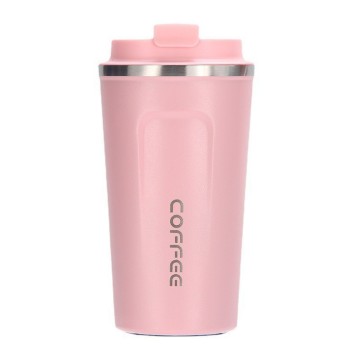 Mug da viaggio in acciaio inossidabile a doppia parete personalizzata - 380 ml/510 ml Opzione regalo
