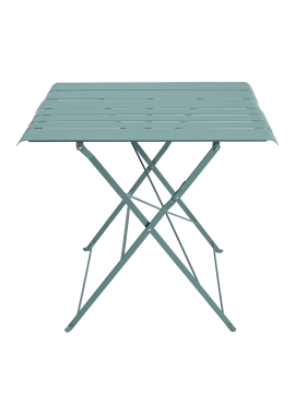 Table à lattes rectangulaire pliante en métal 71 * 52cm