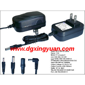 Energy saving UL BS CE SAA approved AC Adapter Power Supply LED Driver