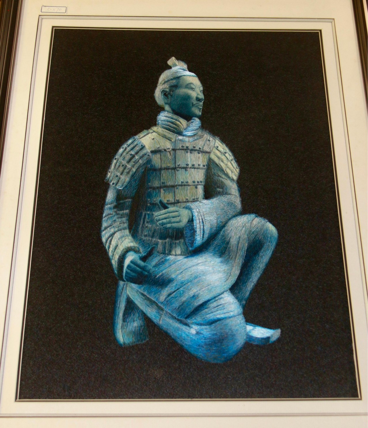 Shisancha Guochao Sichuan Bordado Guerrero De Terracota