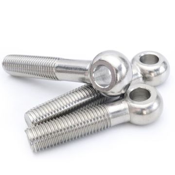 DIN 444 Full Threaded 304 Stainless Steel Eye Bolts M5-M14