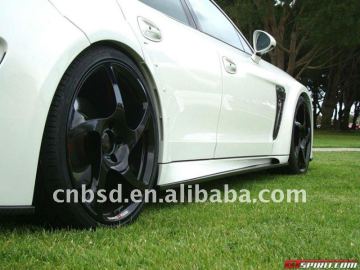 fiber glass MSY style side skirts for 2011-2012 porsche panamera