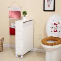 Wooden Toilet Side Narrow Bathroom Paper Holder