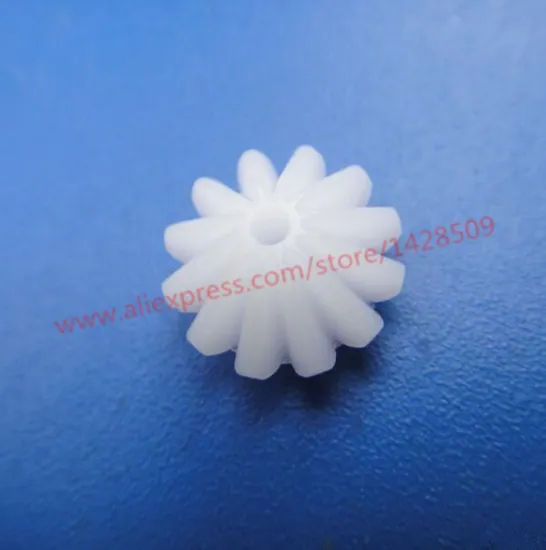 5 pcs plastic bevel gear white gear helical gear for DIY reduction gear box