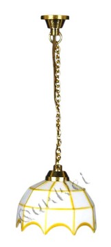 Dollhouse miniature traditional ceiling light