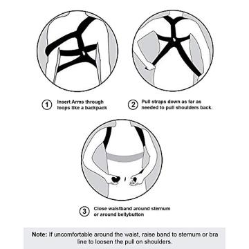 Brace Corrector Posture Inchoigeartaithe Spóirt