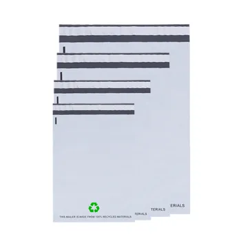 White 100% Recyclable Custom Eco-Friendly Poly Mailers