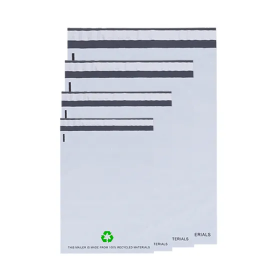 White 100% Recyclable Custom Eco-Friendly Poly Mailers