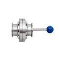 SS304 SS316L Pull Rod Handle Butterfly Valve