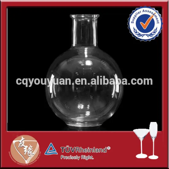 Unique long-neck clear glass oil bottles 1 litre