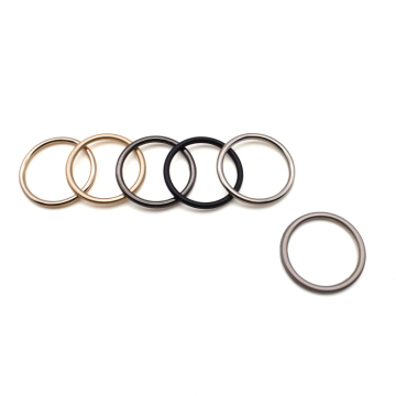 2022 Trendy Ladies Handbag Accessories: Explore the Latest O-Ring Zinc Alloy Hip Hop Hollow Core Rings