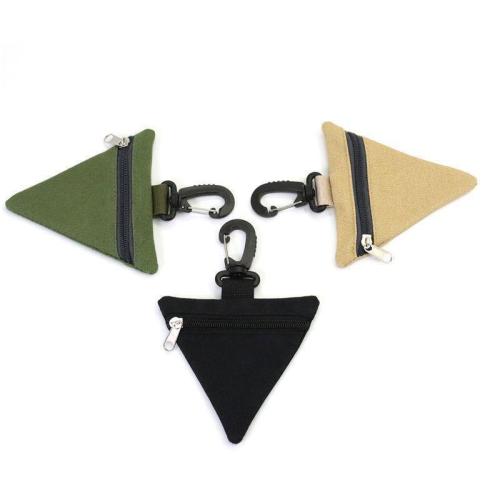 Outdoor canvas triangle bag