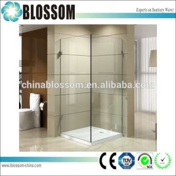 10mm glass frameless reversible design pivot hinge glass door bath bathroom shower