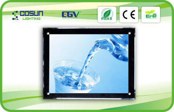 Pmma Acrylic Crystal Slim Light Box / Shop Light Display Panel