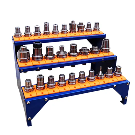 BT30 BT40 Storage Rack Ladder Type Tool Shelf for Collet Holders - CNC Machine Parts Organizer