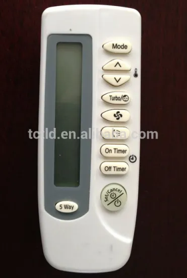5 ways A/C remote control for brand made in China