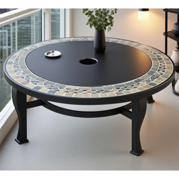 Slate Fire Pit for Outdoor Use