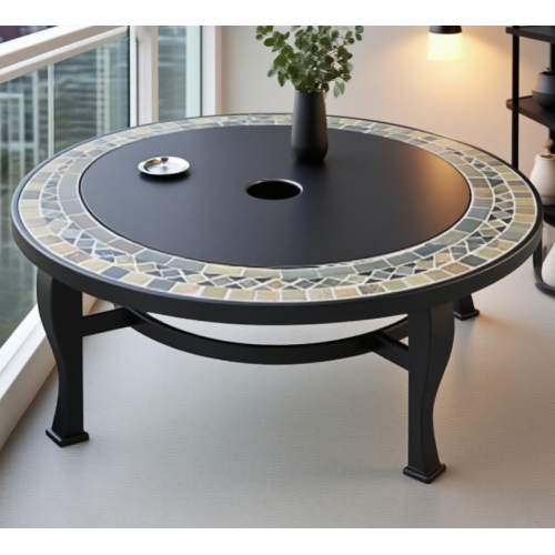 Slate Fire Pit for Outdoor Use