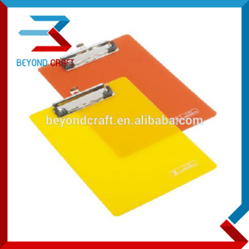 A4 A5 PP hard plastic foldable clip board writing board
