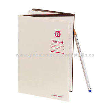 Notebook, Made of PS Material, Sized 397*188*6mm