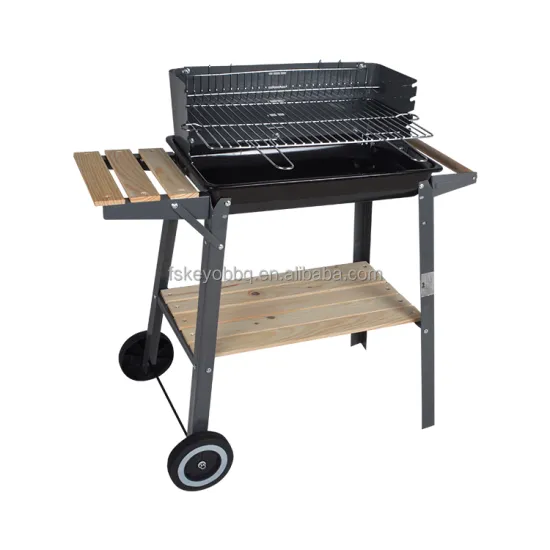 Wholesale High Efficiency Commercial Barbeque Manufacture Outdoor Barbecue Charcoal BBQ Trolley Grills