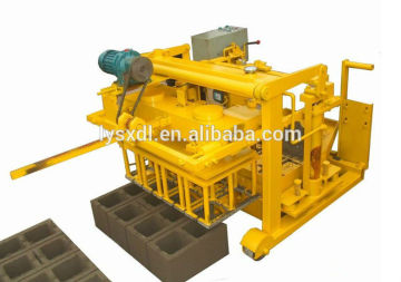 smallest manual block moulding machine QT40-3A