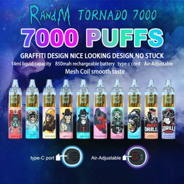 Authentic Randm Tornado 7000 Puffs Vape