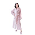 Flannel bathrobe thickened long nightgown