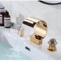 Basin Sink Faucet Golden Bathroom Sink Mixer