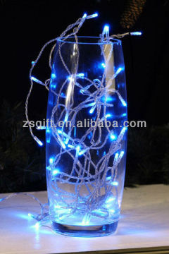 noble clear glass vase led light christmas decorations