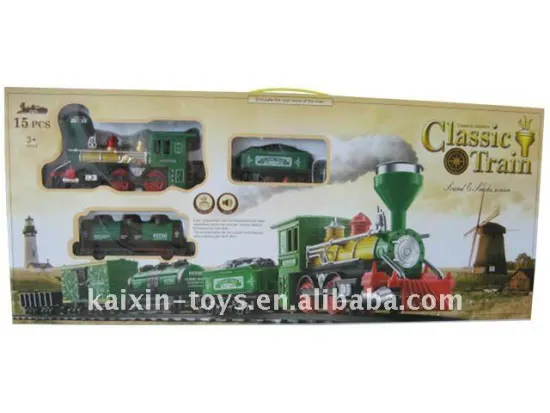 10111353 electric train with music and smoke