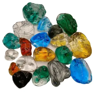 Custom Glass Stone Pendant Lamp for Hotel Lobby Art Decoration